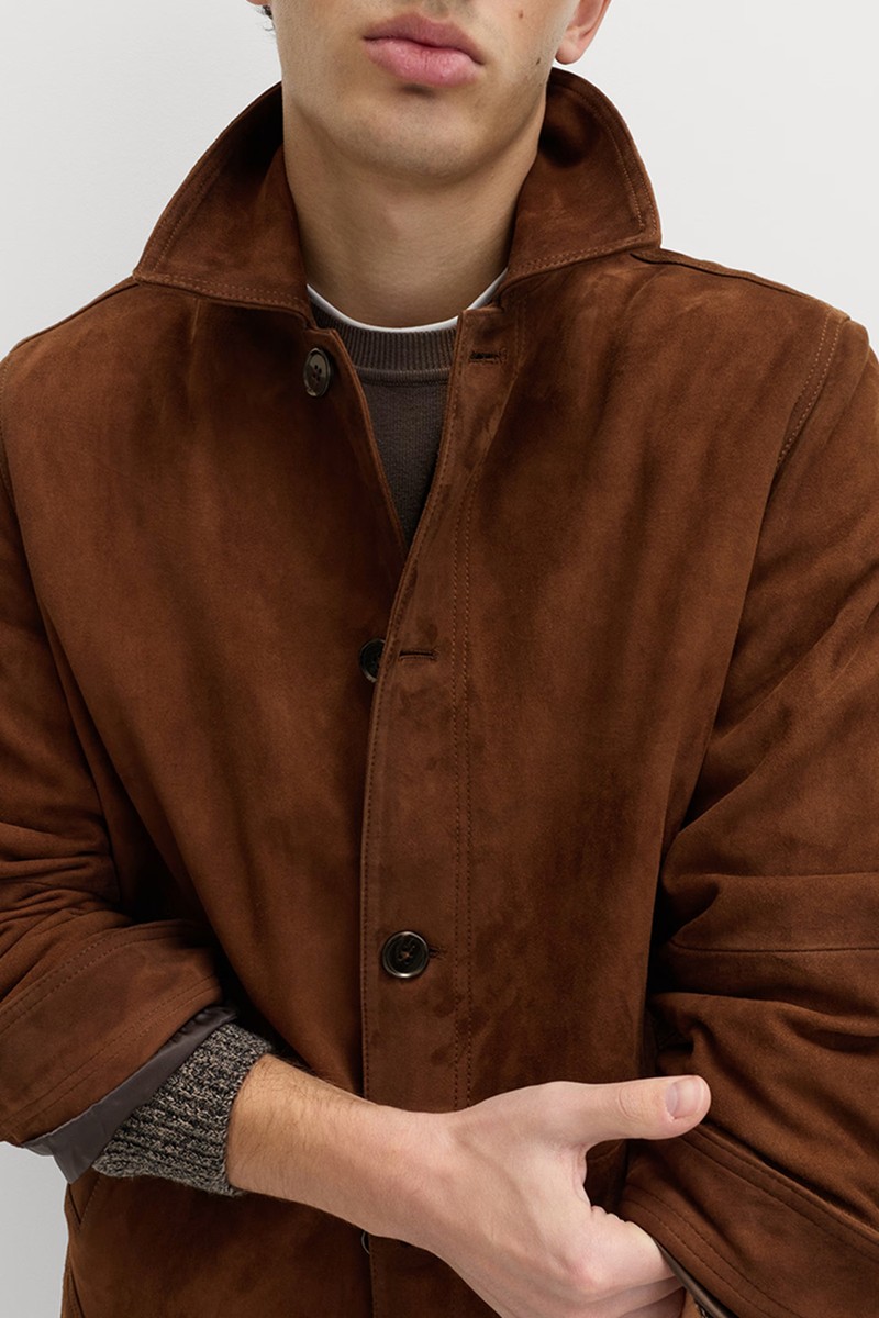 Burnished Suede Chore Jacket from Marks & Spencer