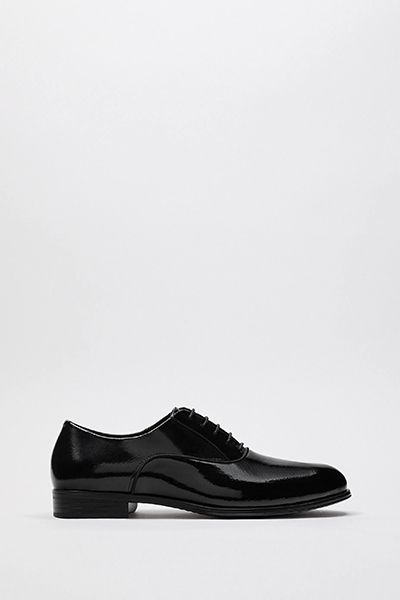 Patent Lace-Up Shoes from Zara