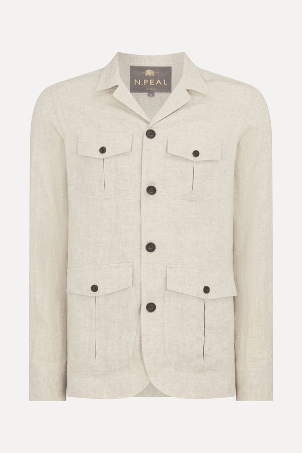 Safari Linen Jacket from N. Peal