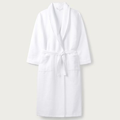 Unisex Cotton Waffle Double Faced Robe from White Company