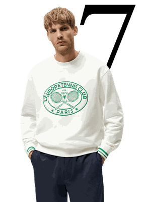 Embroidered Tennis Sweatshirt from Zara
