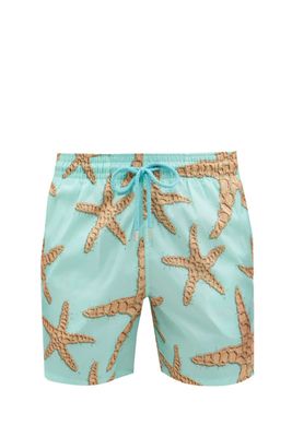 Mahina Starfish-Print Packable Swim Shorts from Vilebrequin