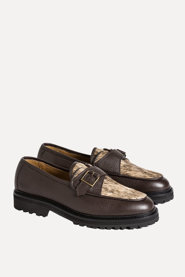 Tommy Lug Hairy Calf Loafers from Jacques Soloviére