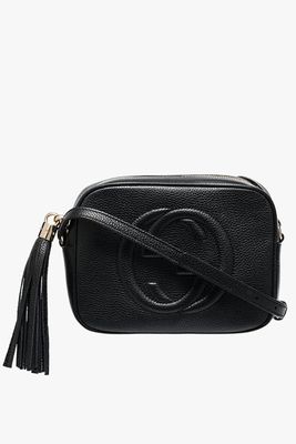 Black Soho Disco Leather Camera Bag from Gucci