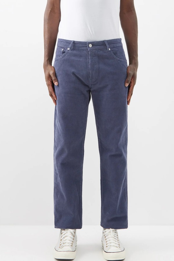 James Cotton-Corduroy Straight-Leg Trousers from OFFICINE GÉNÉRALE 