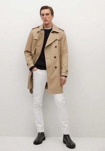 Water-Repellent Cotton Trench, £119.99 | Mango