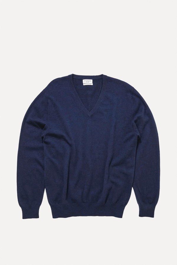 Cashmere V Neck Jumper from Kiltane