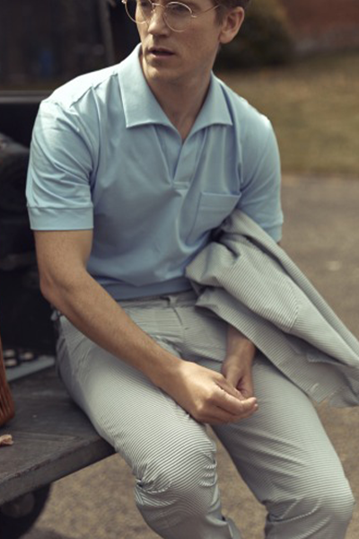 Comber Pale Blue Polo Shirt