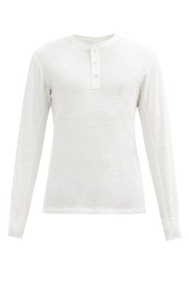 Classic Slubbed Cotton-Jersey Henley T-shirt from Rag & Bone