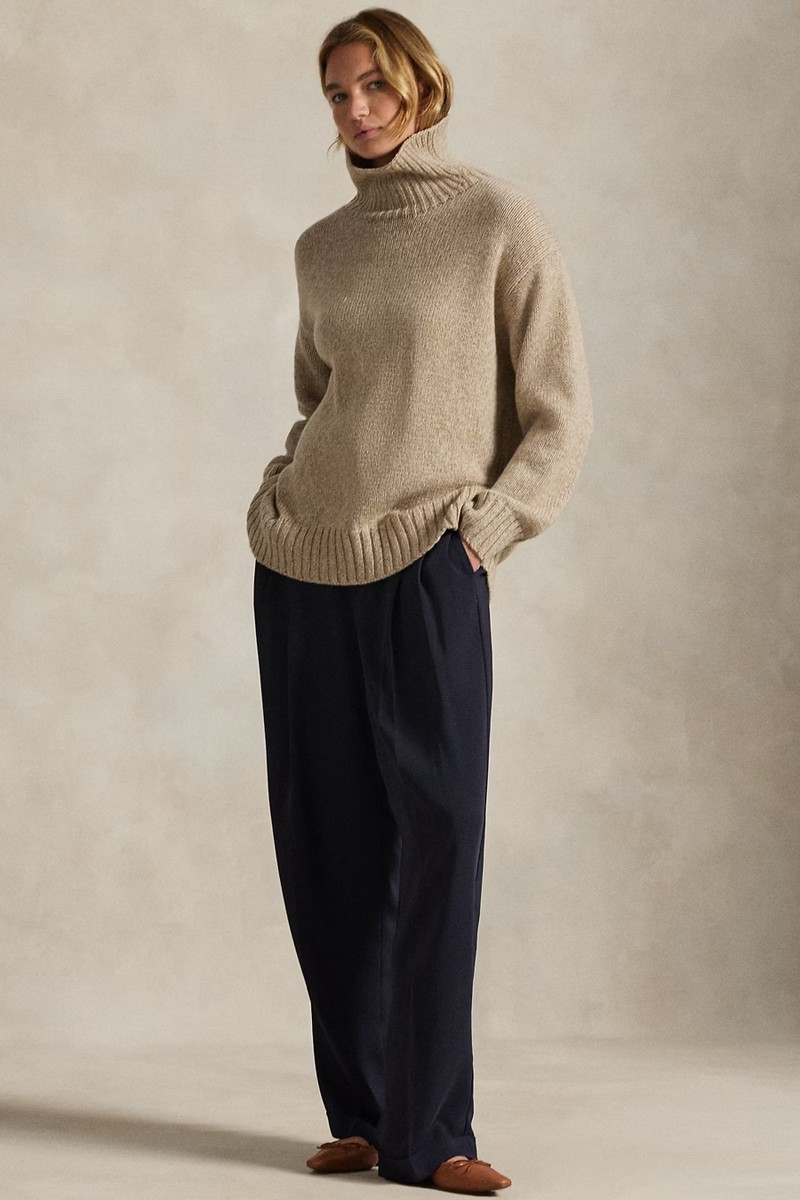 Wool-Cashmere Rollneck Jumper