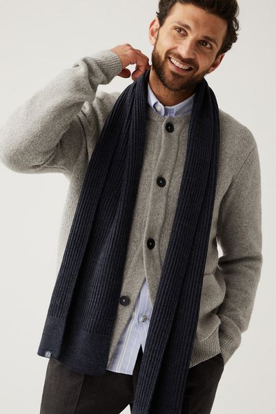 Knitted Textured Scarf