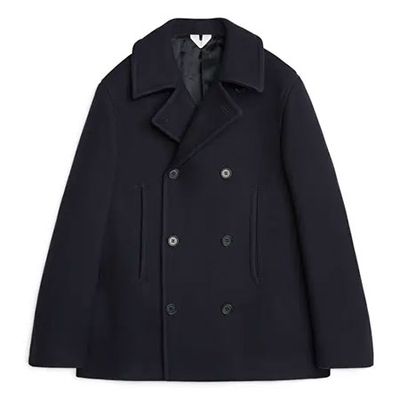 Wool Melton Pea Coat from Arket