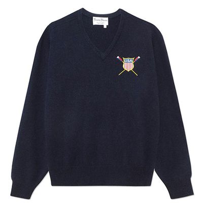 US Rowing Shield Golf Sweater