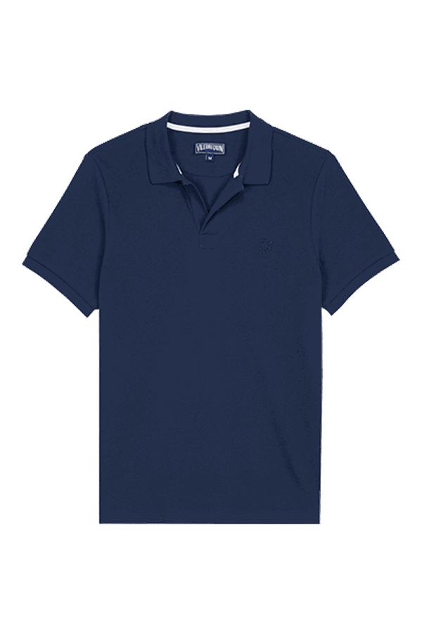 Organic Cotton Pique Polo Shirt Solid