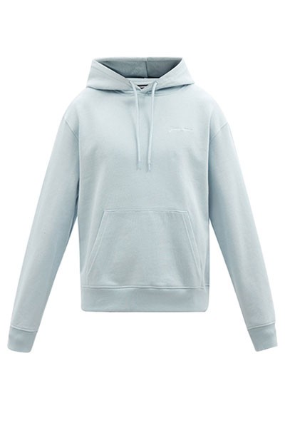 Logo Embroidered Organic-Cotton Hooded Sweatshirt from Jacquemus