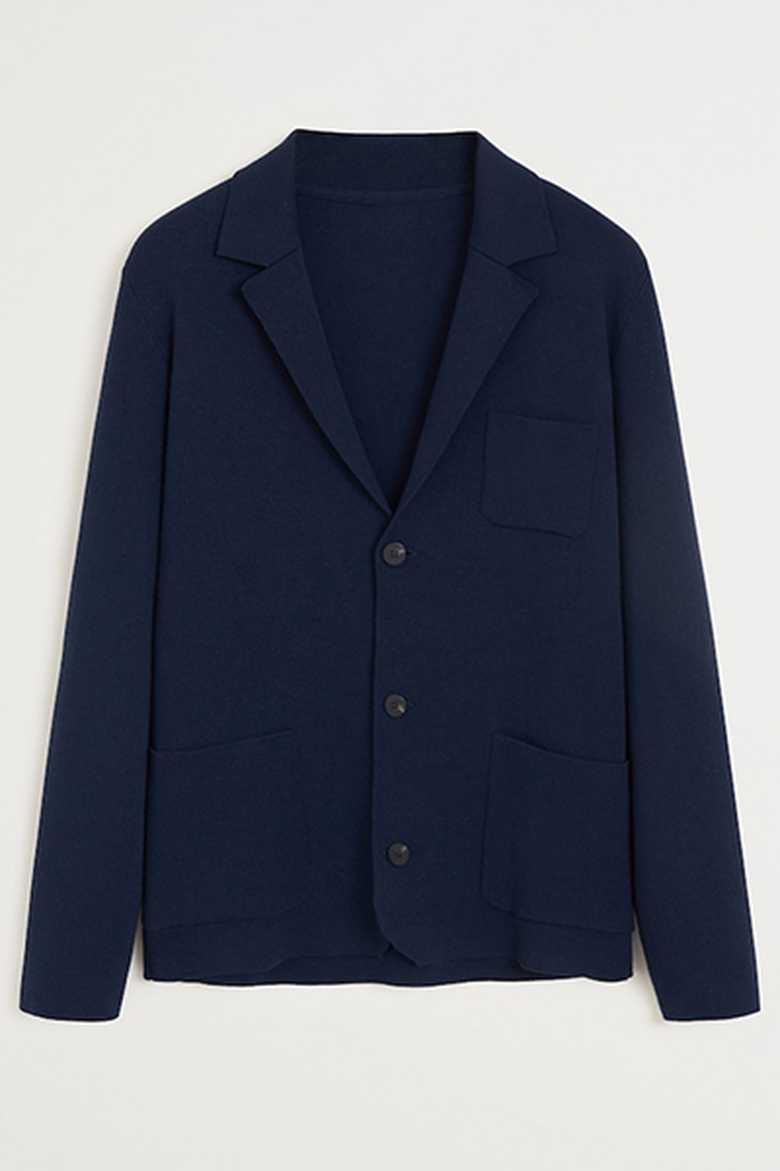 Structured Fabric Knit Blazer from Mango