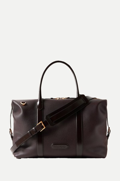 Pebble-Grain Leather Holdall from TOM FORD