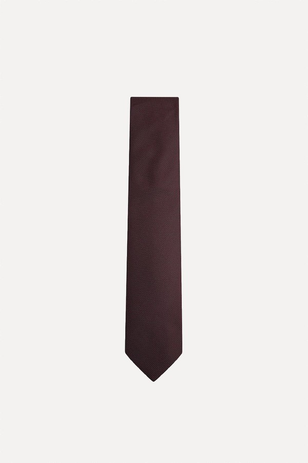 Ceremony Textured Silk Blend Tie from Reiss