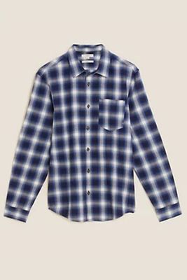Pure Cotton Check Shirt from M&S