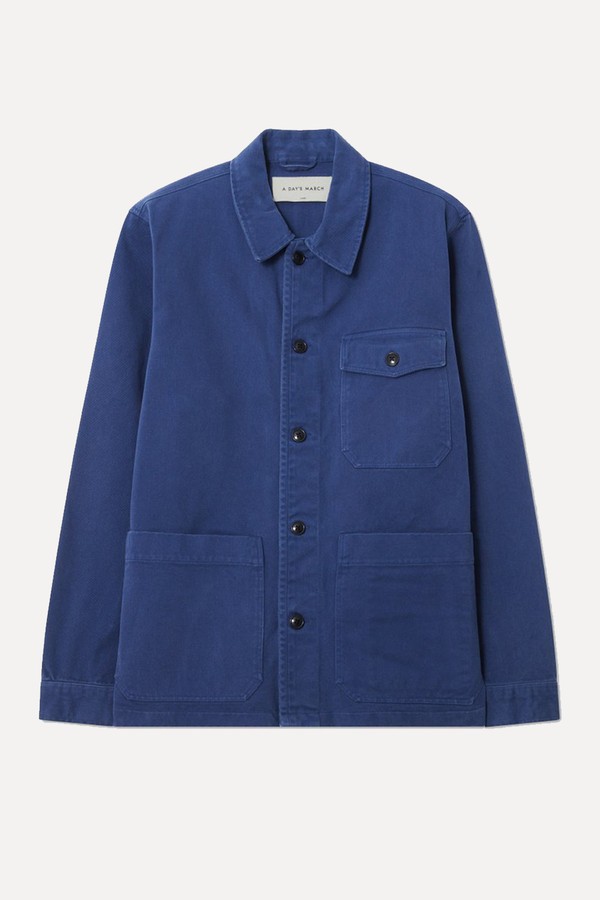 Patch Pocket Sturdy Twill Overshirt  from A Day's March