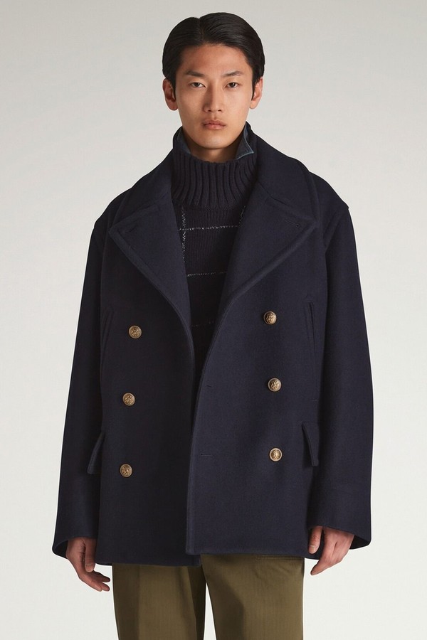 Wool Peacoat from Dunhill