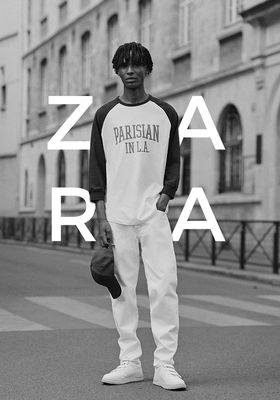 Varsity Slogan T-Shirt from Zara