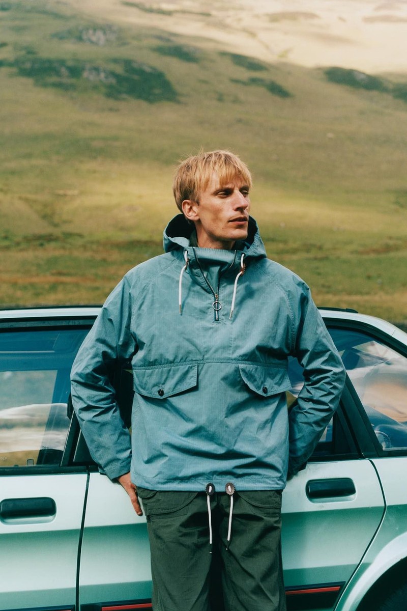 Drake’s x New Balance Waxed Cotton-Nylon Hiking Cagoule 