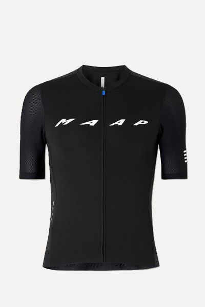 Evade Pro Logo-Print Stretch Recycled Cycling Jersey from MAAP