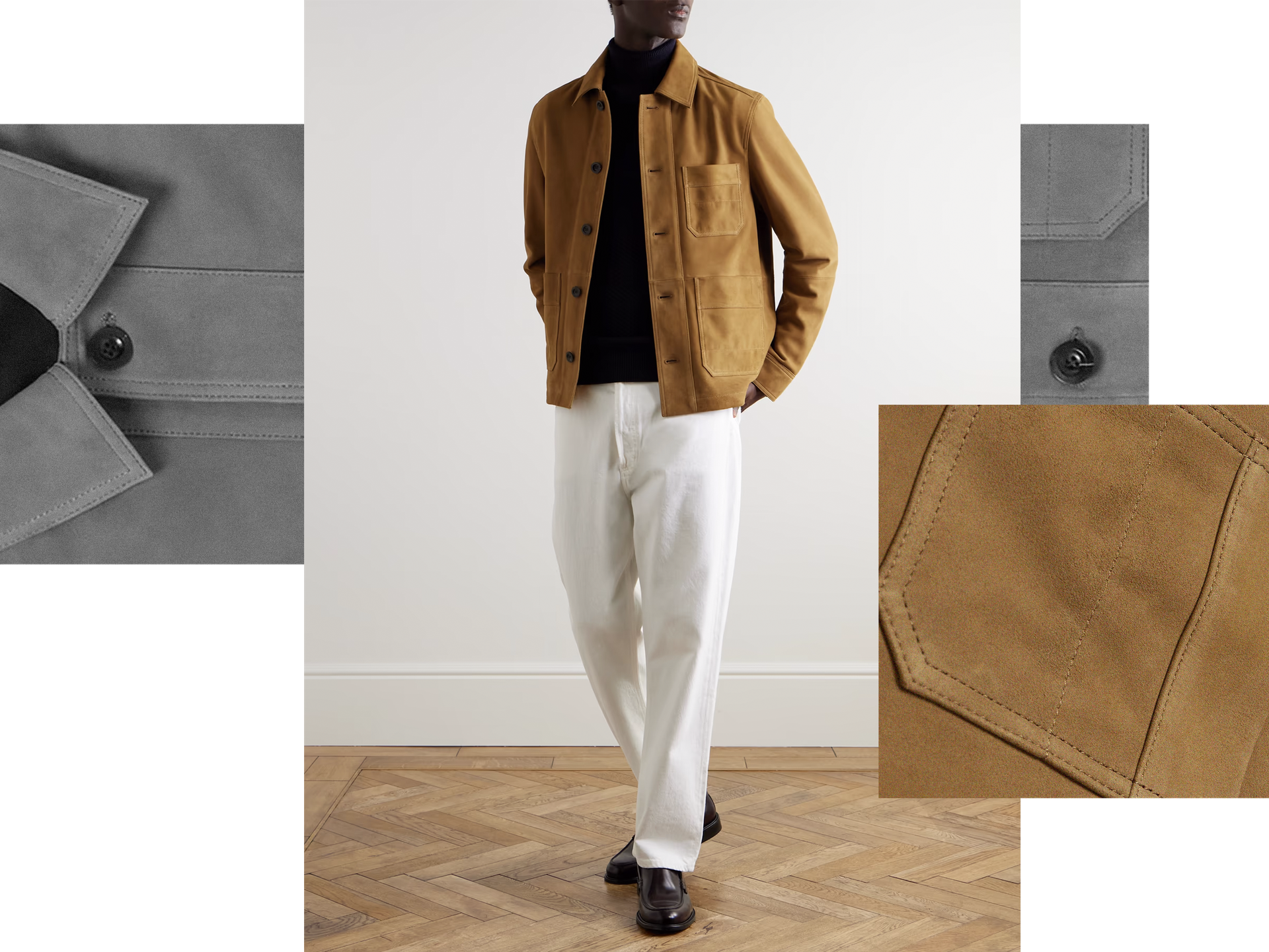 Suede Chore Jacket from MR P.