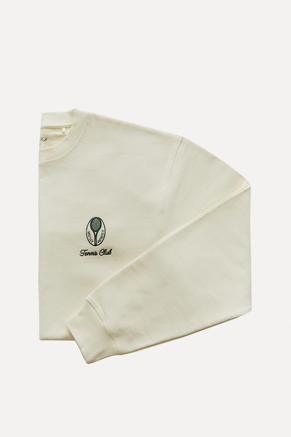 Cotton Tennis Sweatshirt from Zara Home