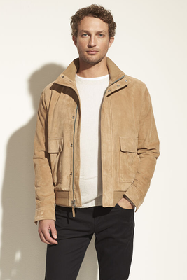 Suede Bomber from Vince