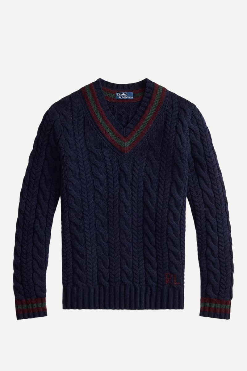 Wool-Cashmere Cricket Jumper