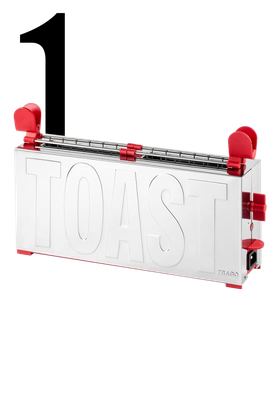 Toaster Gae Aulenti 2 Spaces - Red from Trabo