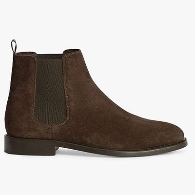 Tenor Suede Leather Chelsea Boots from Reiss