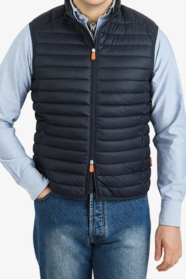 Navy Technical Down Adam Nylon Gilet from Save The Duck