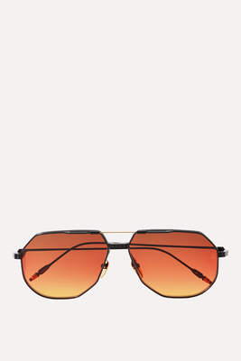 Reynold Aviator-Style Titanium Sunglasses from Jacques Marie Mage