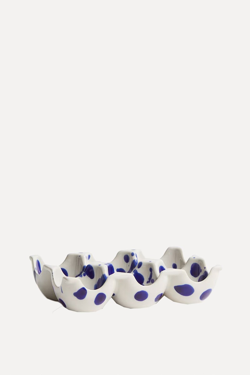 Speckled-Glaze Stoneware Egg Tray from H&M