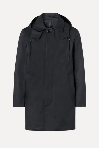 Cambridge Bonded Cotton Hooded Trench Coat from Makintosh