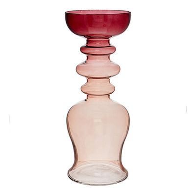 Peach & Maroon Fade Level Vase