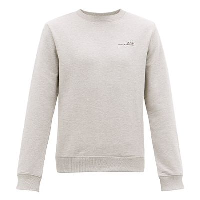 Logo-Print Cotton Sweatshirt from A.P.C.