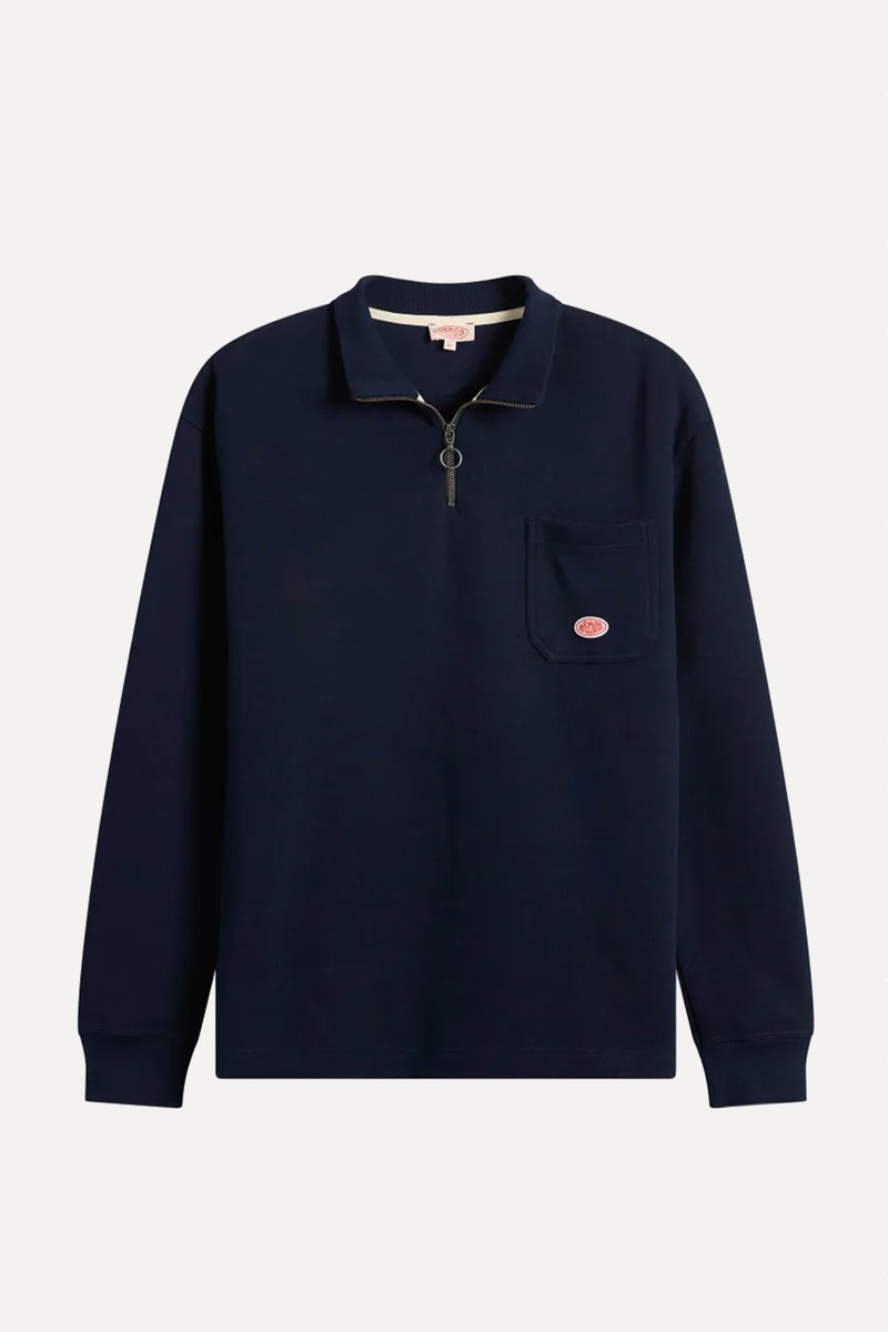 Half Zip Pocket Sweatshirt from Armor-Lux 