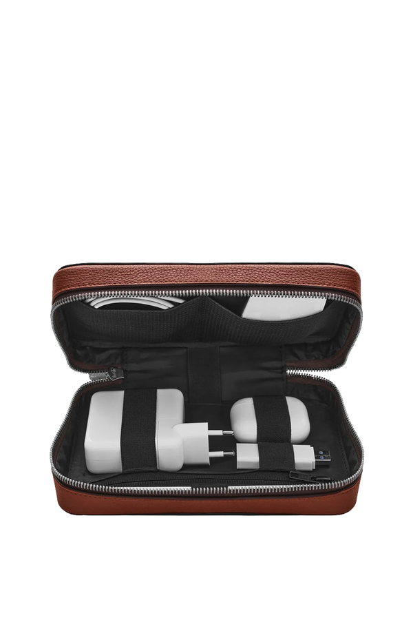 Leather Tech Organizer from Woolnut