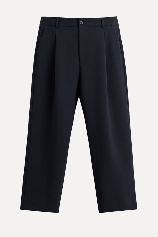 Relaxed Fit Pleated Trousers from Zara