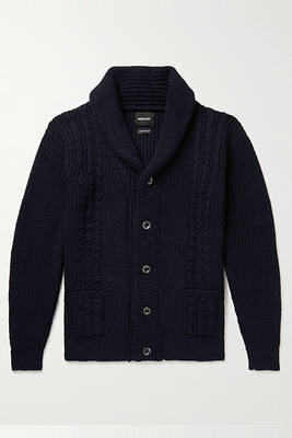 Cable-Knit Wool Cardigan from Howlin'