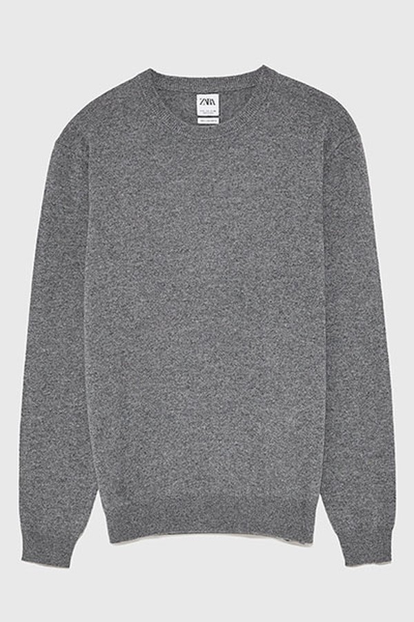 Cashmere Round Neck Sweater from Zara