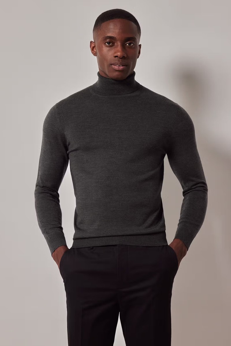 Roll Neck Merino Jumper