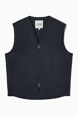Relaxed-Fit Twill Gilet from COS