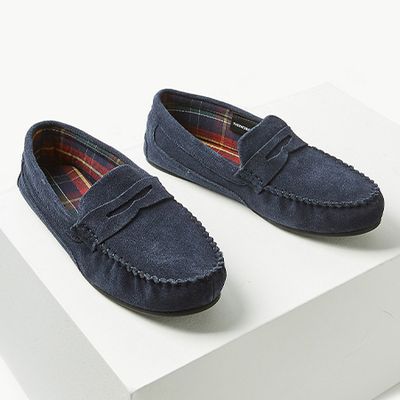 Suede slippers from M&S