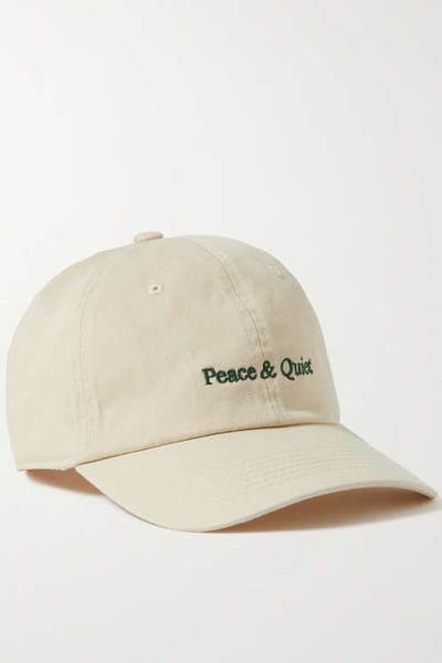 Logo-Embroidered Cotton-Twill Baseball Cap from Museum Of Peace & Quiet 