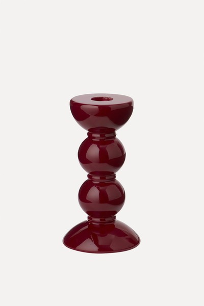 Medium Cherry Bobbin Candlestick from Addison Ross